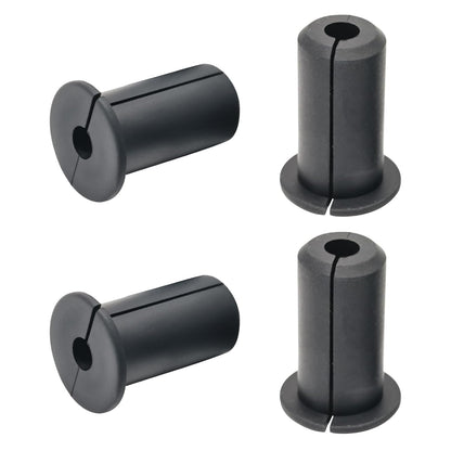 4pc Starlink Cable Grommet 3/4" Silicone Waterproof Wall Hole Pass Through Split Cable Bushings for TV Wire Ethernet Cord, Starlink Cable Routing Kit Accessories,38mm/1.5"Ht, Black