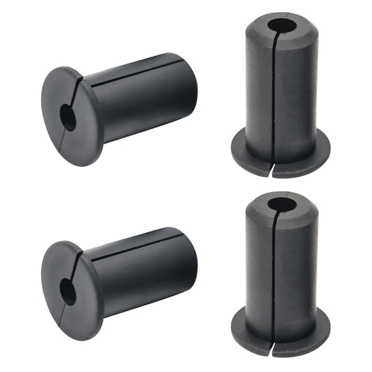 4pc Starlink Cable Grommet 3/4" Silicone Waterproof Wall Hole Pass Through Split Cable Bushings for TV Wire Ethernet Cord, Starlink Cable Routing Kit Accessories,38mm/1.5"Ht, Black