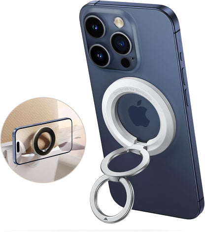 SYNCWIRE for MagSafe Ring Holder, Magnetic Phone Ring Holder Magnet Cell Phone Grip Finger Ring Kickstand Compatible with iPhone 16 15 14 13 12 Pro Max fits MagSafe Accessories