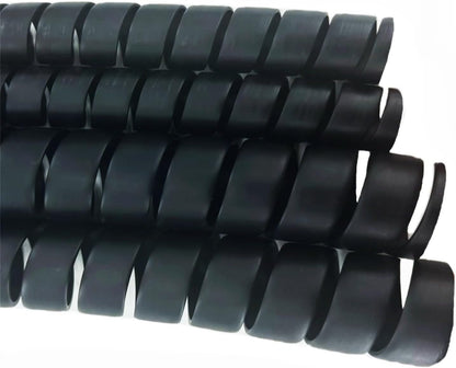 Spiral Wrap Cable Protector - 2.0" OD x 10' Pre-Cut Lengths - Safe Hose Protector to Avoid Wear and Extend Life for Hydraulic Pneumatic Hoses