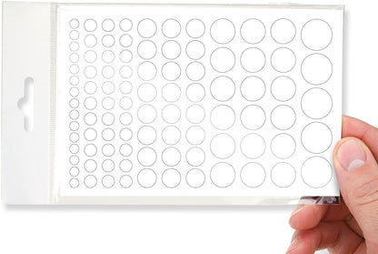 Stackable Webcam/Camera Vinyl Covers | 95 Low-Tack Restickable Webcam Sticker | Multiple Sizes | White 95-Pack (Ultra Glossy)