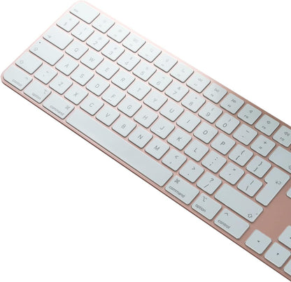 [Not for 2024 Release A3119] Keyboard Cover for iMac Magic Keyboard (Europe Layout 7 Shape Enter Key)(Model A2520, Touch ID Version, with Numeric Key) Ultra Thin Clear Protector Skin