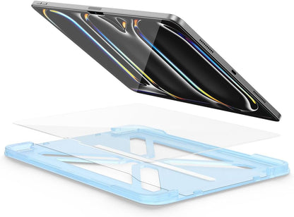 FLOLAB ONETIME NanoArmour Screen Protector for iPad Pro 13 Inch M4 2024 Tempered Glass, TruColor, Blue Light Blocker, No Blue Tint, Original Display Color, Ultra Clear, Easy Install, Durable