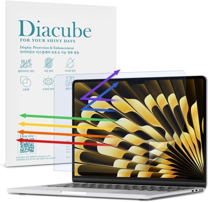 Anti Blue Light Matte Screen Protector For MacBook Air 15" (2024 M3) | Anti-Glare | Reducing Eye Fatigue with Blue Light Blocking Filter