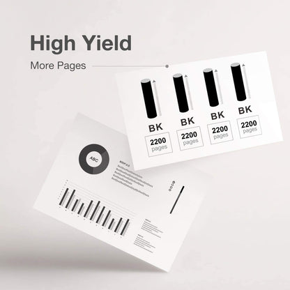 LEMERO 83X CF283X Toner Cartridge Compatible Replacement for HP 83X CF283X 83A CF283A High Yield - use with Laserjet Pro M201dw MFP M225dw MFP M225dn MFP M225nw (Black, 4-Pack)