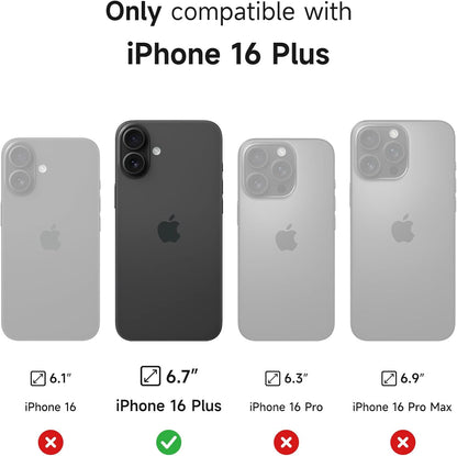 SURITCH for iPhone 16 Plus Case with Magnetic Camera Slide Cover and Adjustable Kickstand, Compatible with MagSafe, Shockproof Bumper Case Slim Protective Cover for iPhone 16 Plus 6.7 Inch, Green