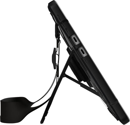 URBAN ARMOR GEAR UAG Designed for Microsoft Surface Pro 11/10/9 Case with Built-in Kickstand Hand & Shoulder Strap Pen Holder Compatible with Type Cover Keyboard Rugged Protective Cover, Plasma Ice