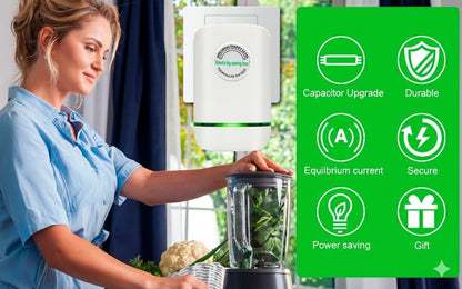 Elon-musk's Electricity Saving Box Stop Watt Stopwatt Energy Saving Device Save Energy Saving Device Energy Saving Power Strip for Home Office US Plug 90v-250v 30kw Rated Green (5PCS)