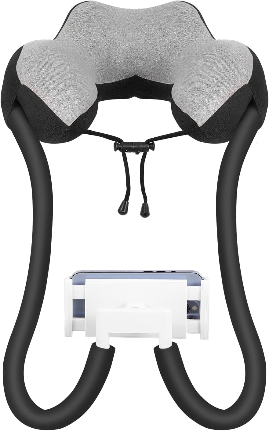 MoKo Neck Phone Holder, Lazy Gooseneck Phone Pillow Holder Bracket, 360° Rotate Phone Tablet Stand for 4"-11" Device, fits iPhone 16/Pro/Pro Max/Plus, iPhone 15/Pro/Pro Max/Plus, iPhone 14/Pro/Pro Max