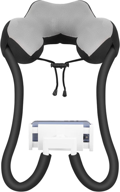 MoKo Neck Phone Holder, Lazy Gooseneck Phone Pillow Holder Bracket, 360° Rotate Phone Tablet Stand for 4"-11" Device, fits iPhone 16/Pro/Pro Max/Plus, iPhone 15/Pro/Pro Max/Plus, iPhone 14/Pro/Pro Max