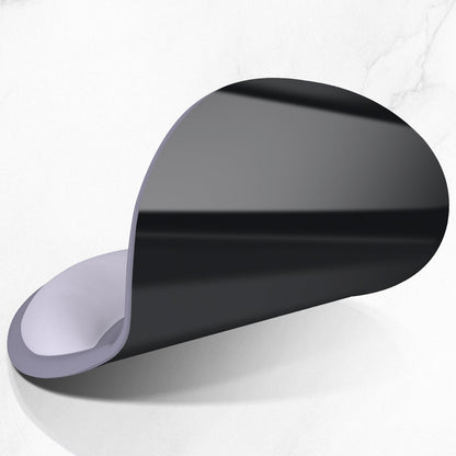 ITNRSIIET Ergonomic Mouse Pad with Comfort Gel Wrist Rest, Non-Slip PU Base, Smooth Textured Surface, Reduces Hand Fatigue & Wrist Pain, 8.7 x 7.2 Inch for Office Gaming Home, Mist Gray