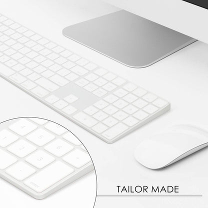 Allinside Transparent Cover for Apple iMac Magic Keyboard with Numeric Keypad MQ052LL/A A1843 US Layout