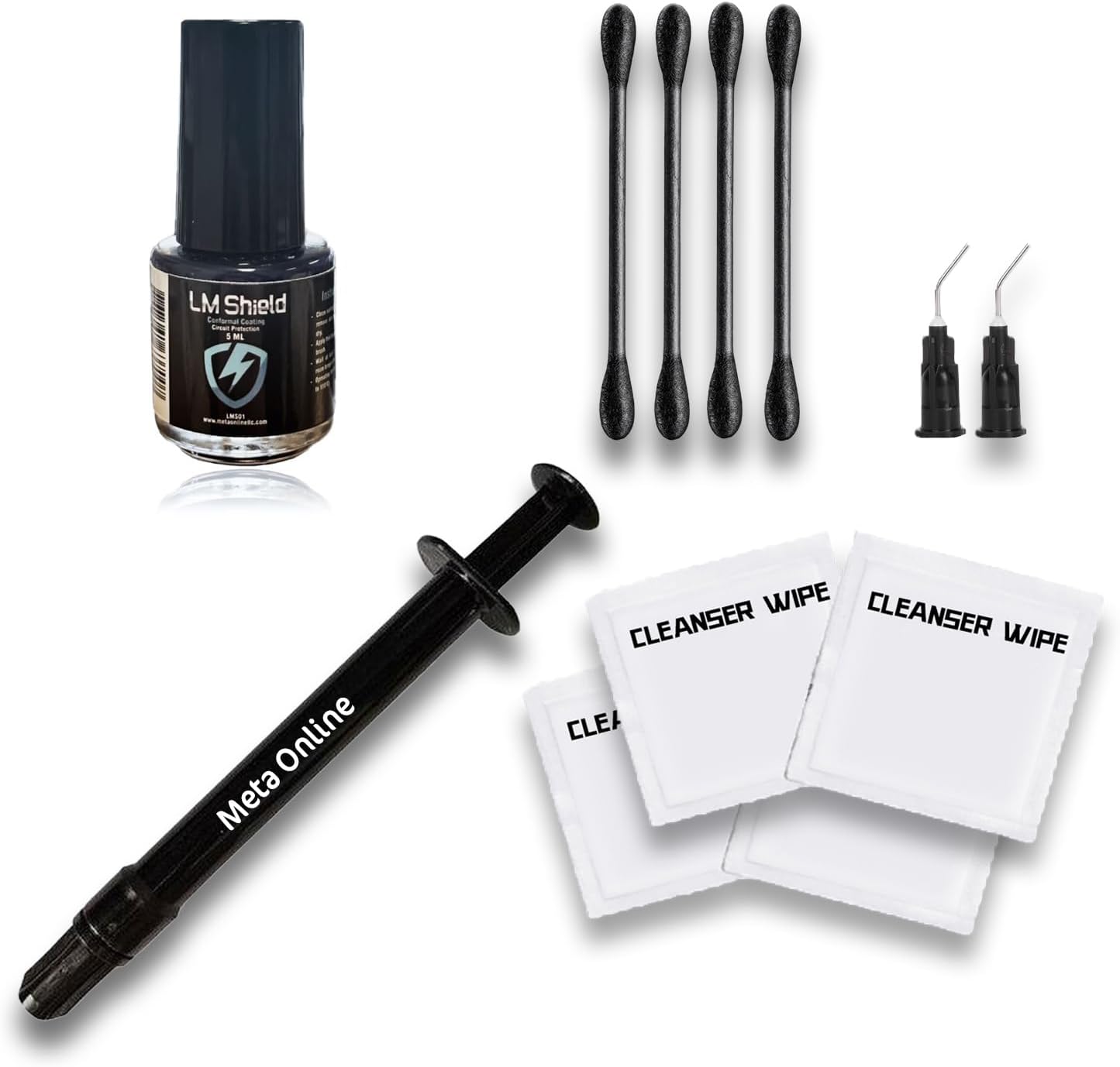 Liquid Metal Thermal Paste(5 Gram) 130WmK + Liquid Metal Shield (5ml) Bundle - for PS5, PC, CPU, GPU, Laptop