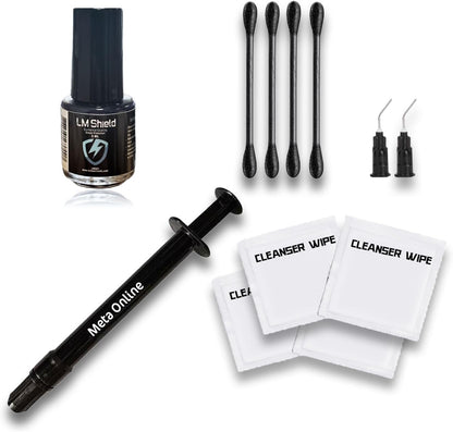 Liquid Metal Thermal Paste(5 Gram) 130WmK + Liquid Metal Shield (5ml) Bundle - for PS5, PC, CPU, GPU, Laptop