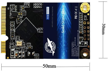 SSD MSATA 64GB Dogfish High Performance Internal Solid State Drive for Desktop Laptop 3 Unit Package Pack [64GB(3 Packs),MSATA]