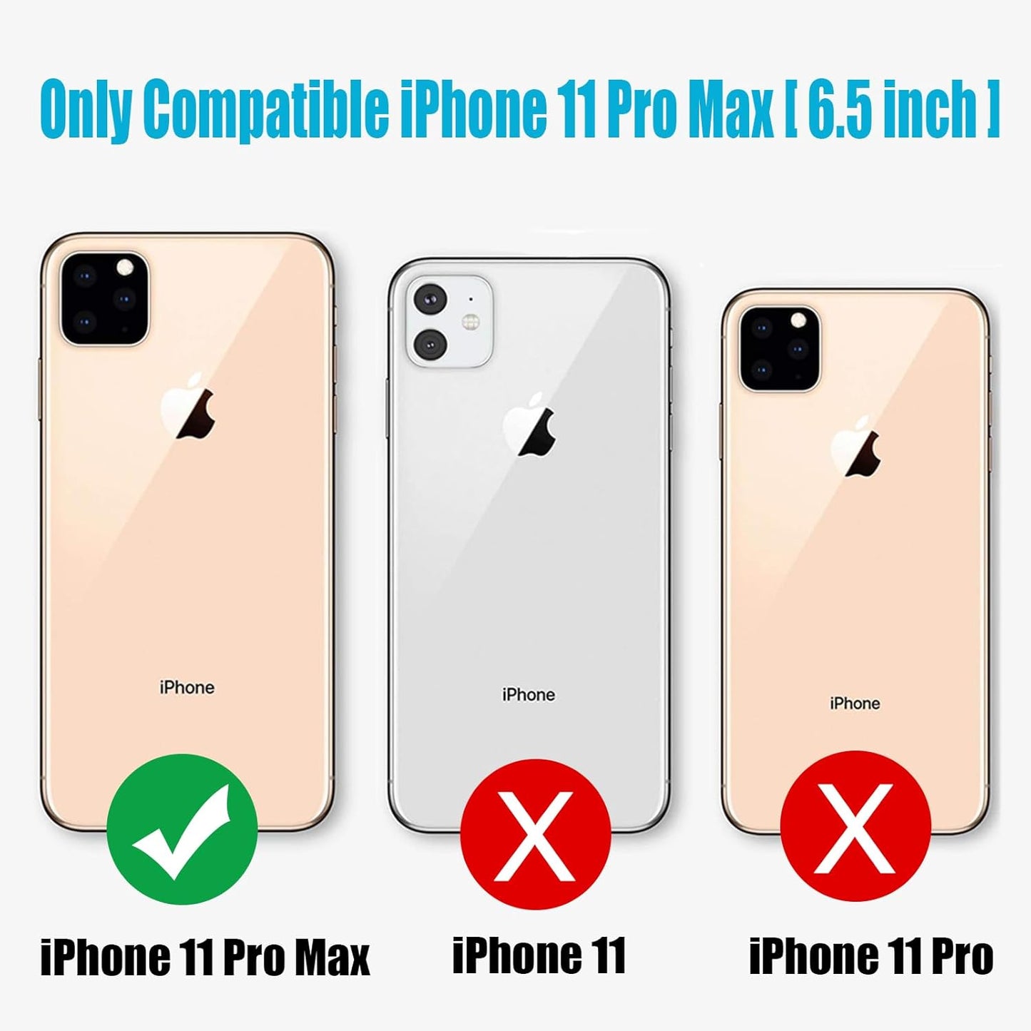 Battery Case for iPhone 11 Pro Max, 10000mAh Ultra Thin Portable Protective Smart Charging Case Compatible with iPhone 11 Pro Max (6.5 inch) Rechargeable Extended Battery Charger (Black)