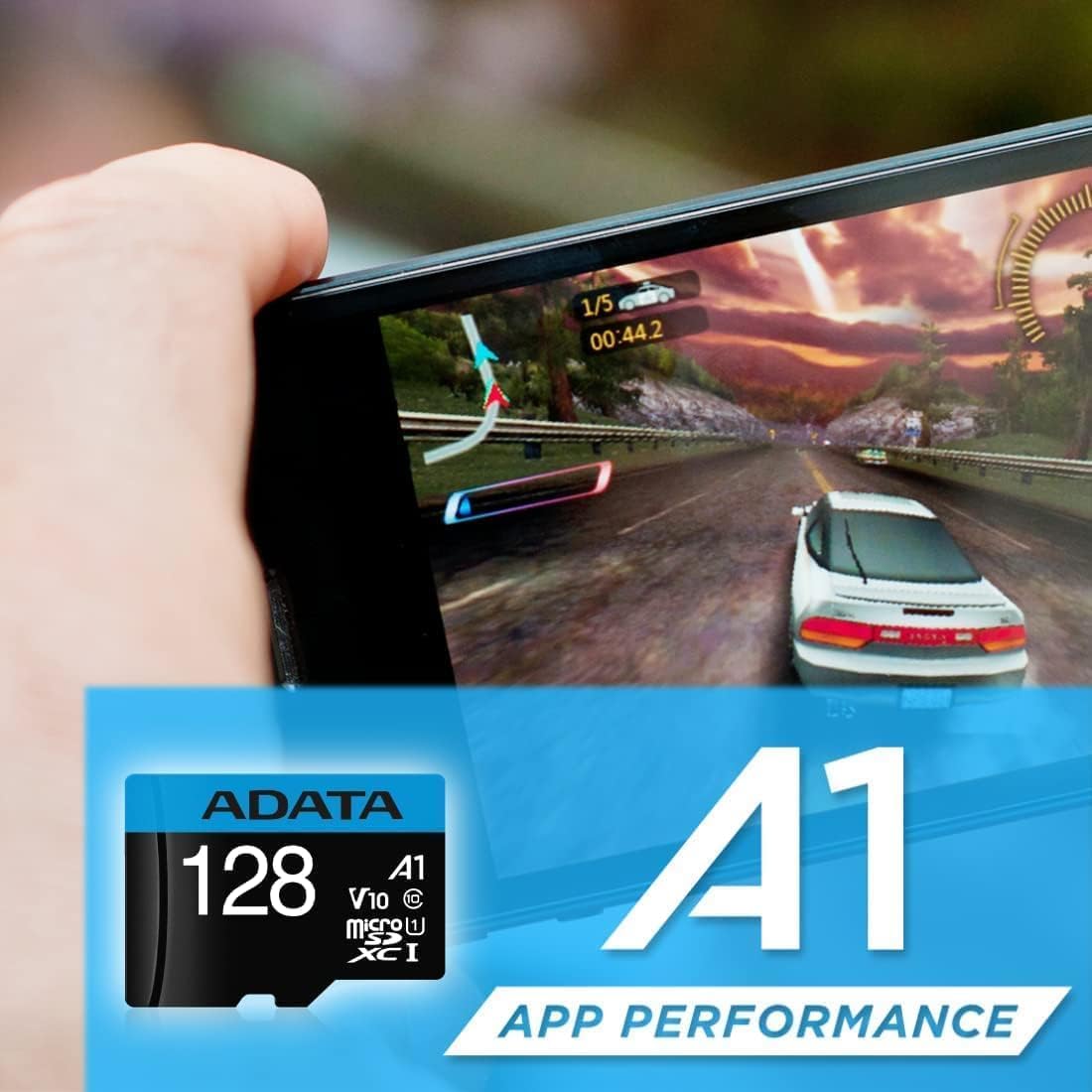 ADATA Premier 128GB 3-Pack MicroSDHC/SDXC UHS-I Class 10 V10 A1 Memory Card with Adapter Read up to 100 MB/s (128GB 3 Pack)