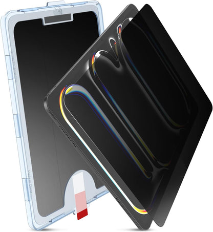 MOBDIK Privacy Screen Protector Compatible with iPad Pro 13 Inch M5 2025 / M4 2024, Anti Spy, 9H Tempered Glass, EZ Kit 1 Pack