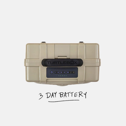 Turtlebox Original Gen 3: Portable Outdoor Bluetooth Speaker – Ultra-Loud (120dB), Waterproof (IP67), Rugged, Impact-Resistant, 3-Day Battery | Party Mode: Unlimited Pairing Stereo, Tan/Camo