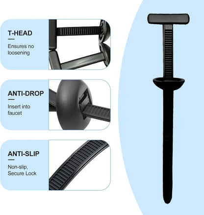 Nylon Universal Cable Tie Buckle,New Multifunctional Cable Tie Buckle for Car Daily Repair,Heavy Duty Self-Locking Nylon Zip Ties Holder,UV Resistant Zipties for Car Daily Auto Fixing (50pcs)