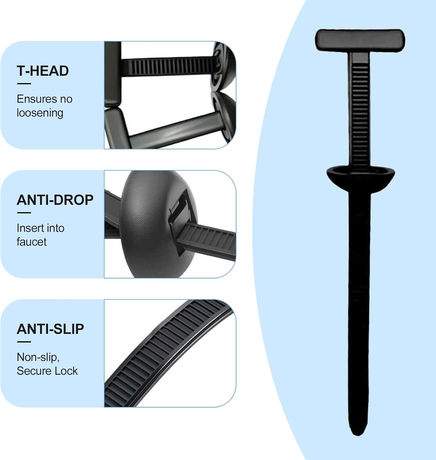 Nylon Universal Cable Tie Buckle,New Multifunctional Cable Tie Buckle for Car Daily Repair,Heavy Duty Self-Locking Nylon Zip Ties Holder,UV Resistant Zipties for Car Daily Auto Fixing (100pcs)