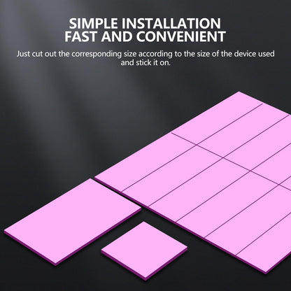 Maxtor Thermal Pad 16.8 W/mK,Thermal Pads for GPU/CPU/LED/Cooler,Excellent Heat Conduction，High Temperature Resistance (120 * 120 * 1.0mm（1pcs）)