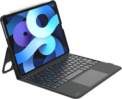 Belkin Everyday Keyboard Case w/Cradle, Backlit Bluetooth Keyboard, Multi-Gesture Controls, Magnetic Apple Pencil Storage Compatibility, & Multimedia Keys for iPad Air 10.9" & iPad Pro 11" - Black