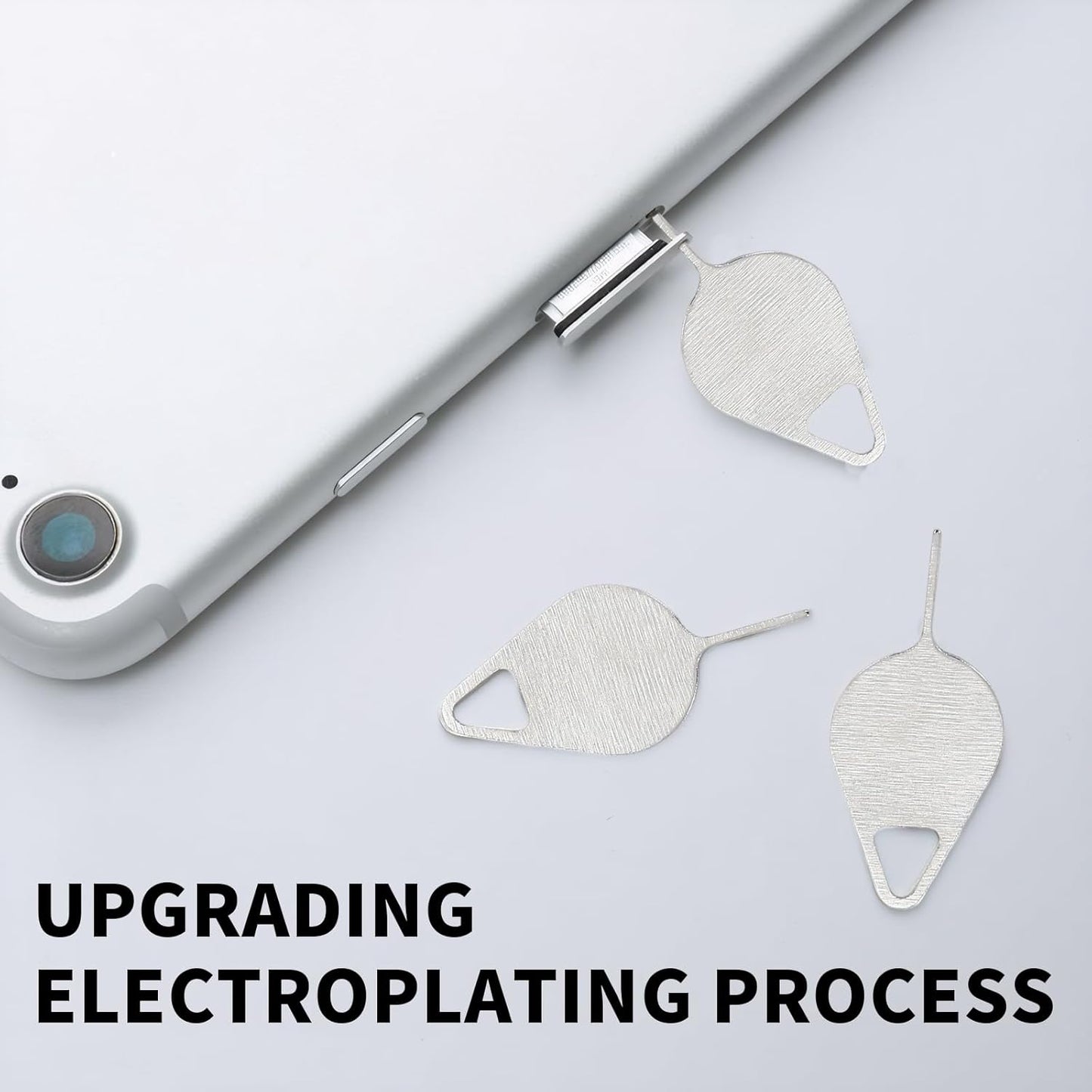 16 PCS Sim Card Removal Tool, Sim Ejector Tool, Comes with 50 Pieces of Mobile Phone Dust Plugs Type-C Data Plugs, Small and Portable, Available for All Mobile Phones