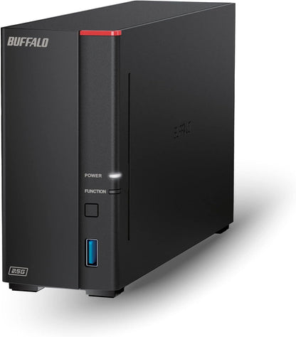 BUFFALO LinkStation 710 8TB 1-Bay NAS Network Attached Storage with HDD Hard Drives Included NAS Storage That Works as Home Cloud or Network Storage Device for Home