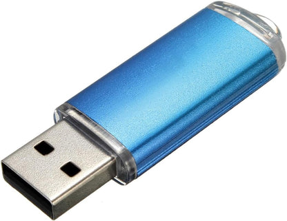 TOPESEL USB Flash Drive 50 Pack 2GB USB 2.0 Flash Drive High Speed 4G Memory Stick for PC Laptops, Tablets, TVs, Car Audio (Blue)