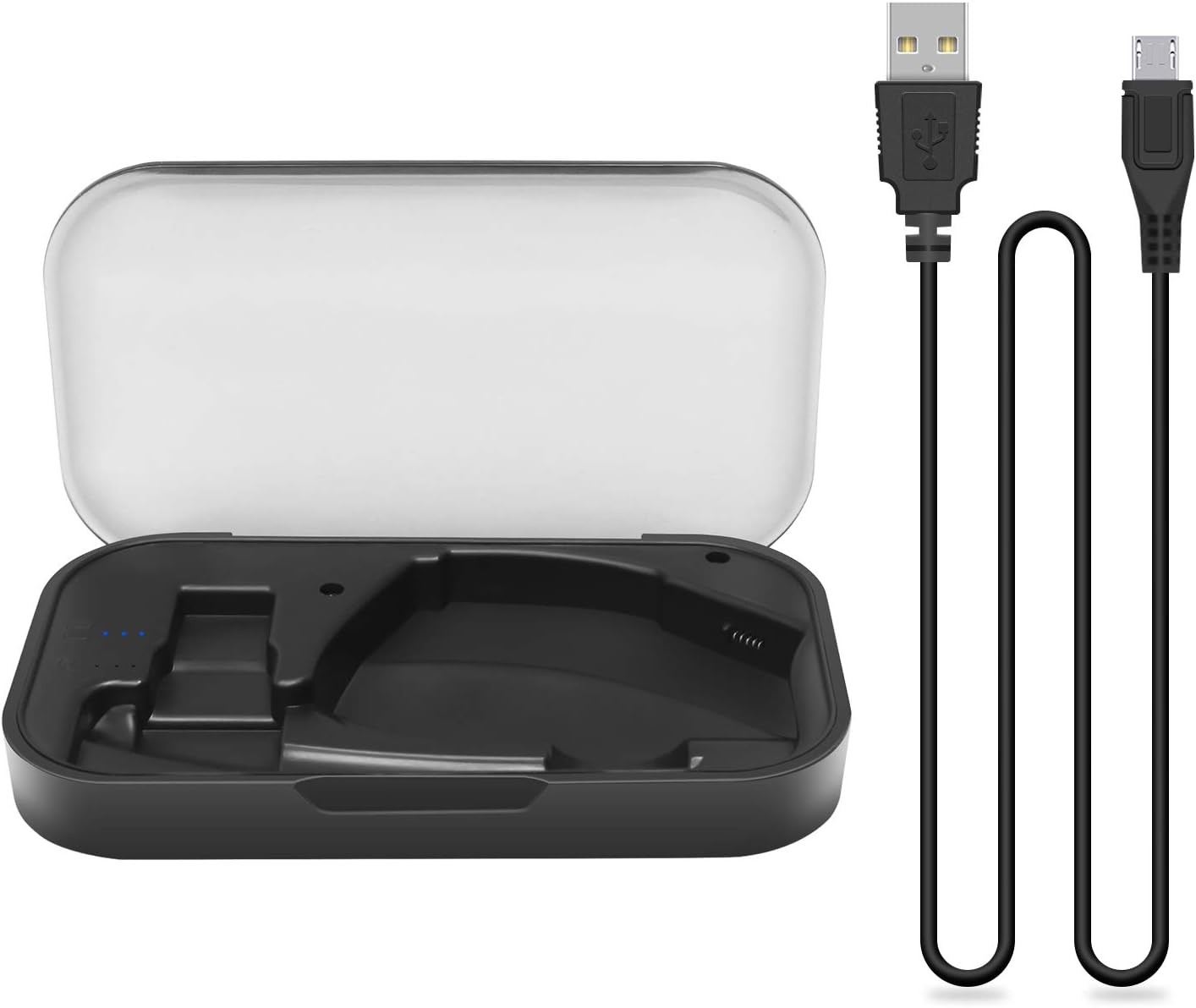 Power Charging Case Compatible with Plantronics Bluetooth Headset Voyager Legend, 2-in-1 Portable Charger Case with LED Status(Only Include The Charging Case)
