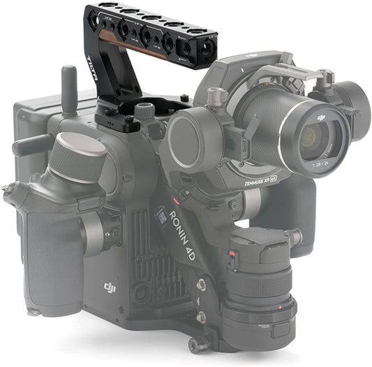 Tilta Top Handle Compatible with DJI Ronin 4D | Additional Grip & Accessory Mounts | 4D Monitor Compatible | Hydra Alien Ready | Lightweight & Durable ES-T09-TH