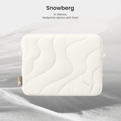 tomtoc 360 Protective Puffy Tablet Sleeve for iPad Pro 11-inch (M4/(4th/3rd/2nd/1st Gen), iPad Air 11-inch (M3) 2025/(M2) 2024 with Magic Keyboard/Smart Keyboard, Quilted Soft Puffer iPad Case