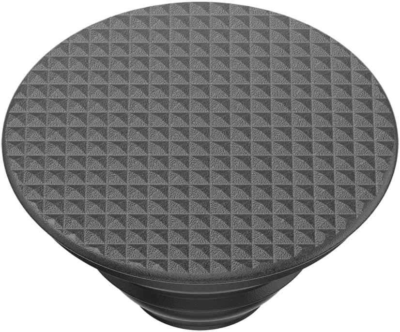 PopSockets Phone Grip with Expanding Kickstand, Adhesive Grip - Knurled Texture Black