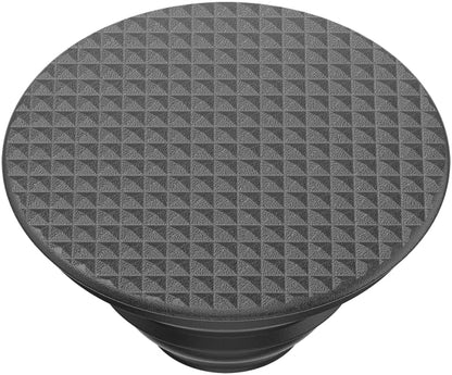 PopSockets Phone Grip with Expanding Kickstand, Adhesive Grip - Knurled Texture Black