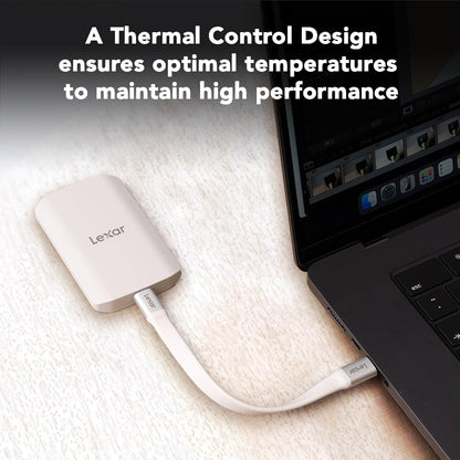 Lexar 1TB ES5 Magnetic External SSD, Up to 2000MB/s, Compatible w/MagSafe, USB-C Smartphones, iPhone 15/16 or Above, PC, Mac, Supports Apple ProRes & Samsung Pro Video, Silver (LES5XXX001T-RNWNU)