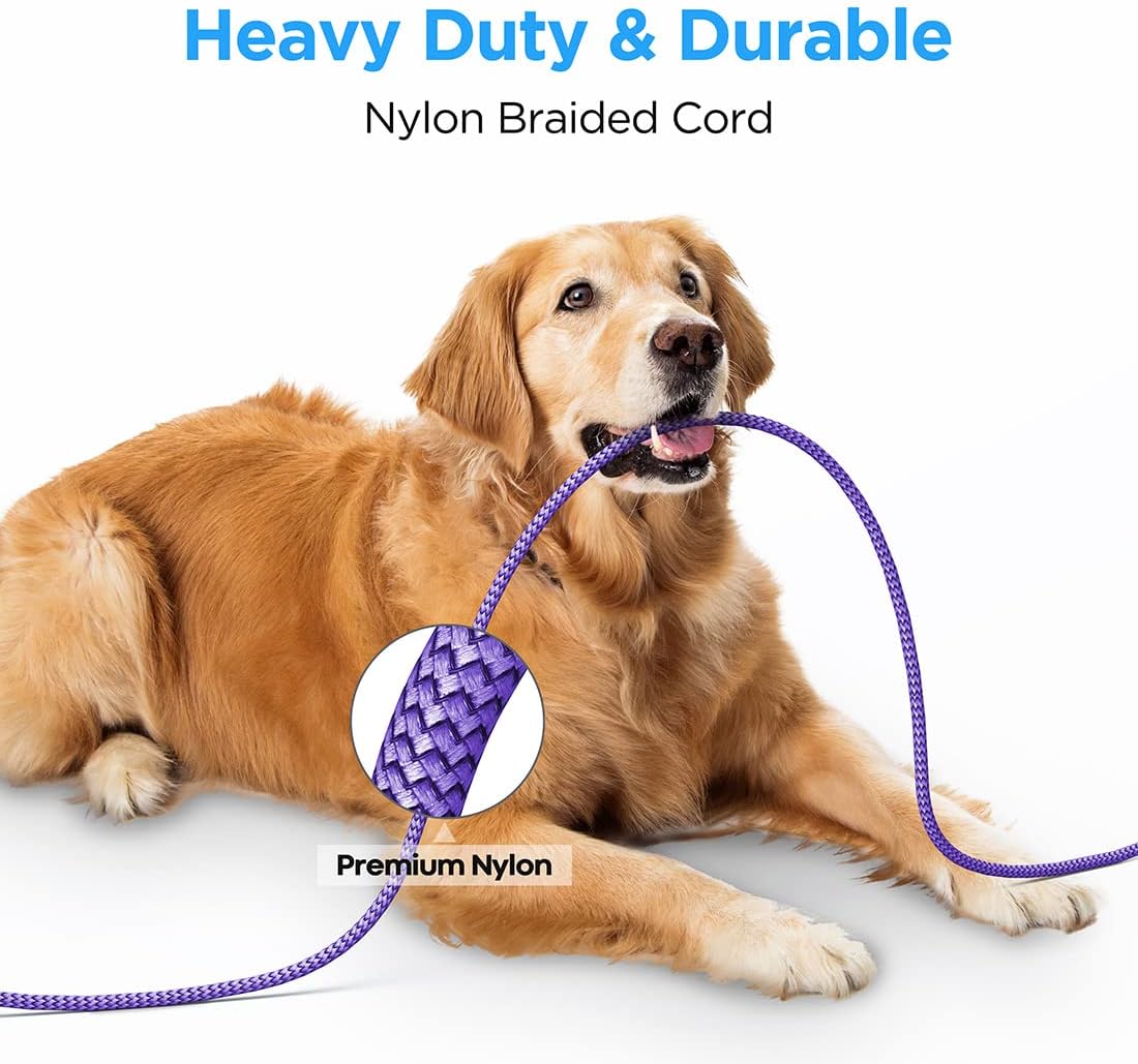 etguuds 6.6ft USB A to USB C Cable 3A Fast Charging, 2-Pack USB A to USB Type C Charger Cord for iPhone 16 15 Pro/Pro Max/Plus, for Samsung Galaxy S24 S23 S22 S21 S20 S10 A55 Flip Note, Moto, Purple