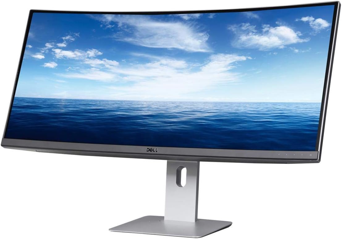 Dell U3419w Ultrasharp 34-Inch WQHD (3440x1440) Curved IPS USB-C Monitor, Black