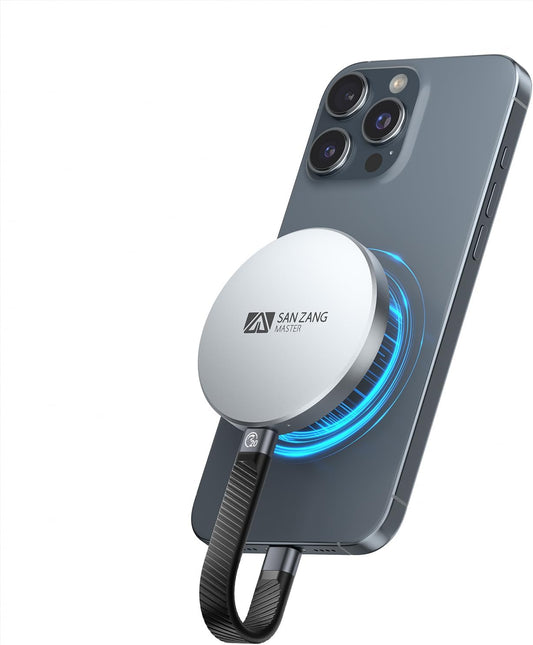 SAN ZANG MASTER Magnetic Portable Solid State Drives: Ultra-Thin, Portable Design for Secure Grip, Easy Connectivity, and Reliable Performance (2, TB)