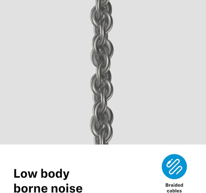 Sennheiser Consumer Audio IE 200 In-Ear Audiophile Headphones - TrueResponse Transducers for Neutral Sound, Impactful Bass, Detachable Braided Cable with Flexible Ear Hooks - Black