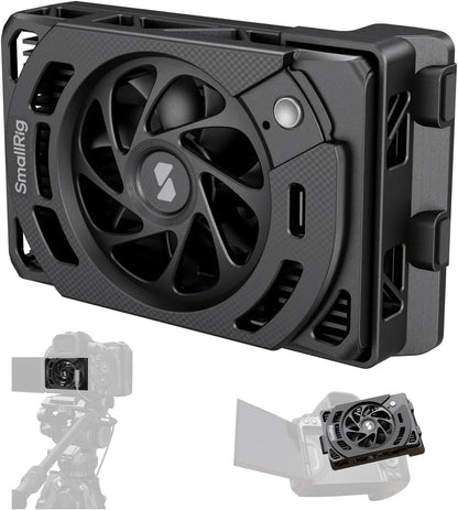 SMALLRIG R50 V / R6 II/ R5C / R50 / PowerShot V1 Camera External Cooling System with Dual-Speed Modes, Snap-On Cooling Fan with TEC Cooling Module for Sony ZV-E1/ A7 IV/ A6700/ FX3-5063