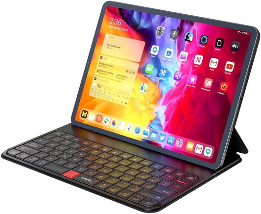 MOKIBO Fusion Keyboard, iPad Pro 12.9" Case, Wireless Touchpad Keyboard with Built-in Trackpad, Bluetooth