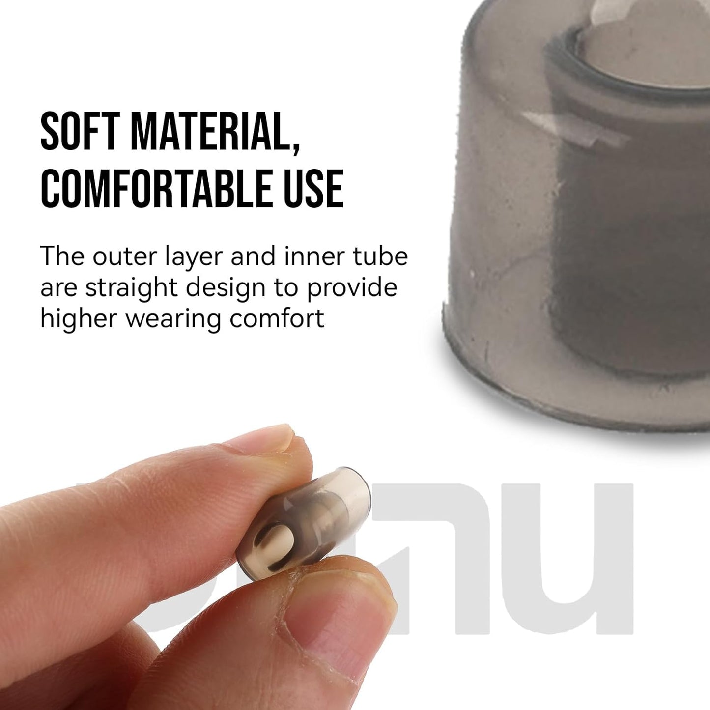 Linsoul DUNU S&S Silicone Eartips S/M/L (3pairs) for Nozzle Diameter from 4mm-5.5mm for Stage Studio, for KZ ZS10 Pro, 7HZ Zero, Orchestra Lite, TANGZU Wan'er S.G IEM (S/M/L- Each Size 1 Pair)