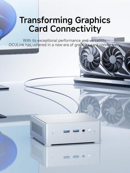 MINISFORUM NAB9 Plus Mini PC with Intel Core i9 12900HK(14C/20T, up to 5.0GHz),Mini Computer Intel lris Xe Graphics 1TB PCIe4.0 SSD 32GB DDR4,OCuLink,Triple Display with HDMI+DP+USB4, 5xUSB Port,2.5G