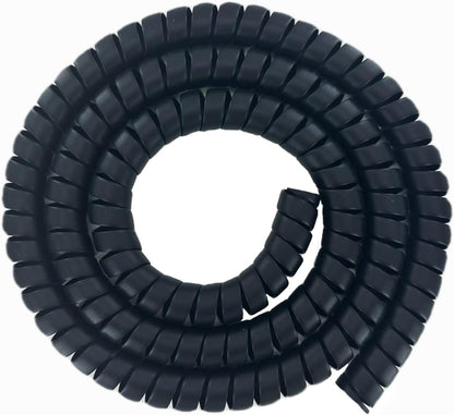 Spiral Wrap Cable Protector - 2.0" OD x 10' Pre-Cut Lengths - Safe Hose Protector to Avoid Wear and Extend Life for Hydraulic Pneumatic Hoses