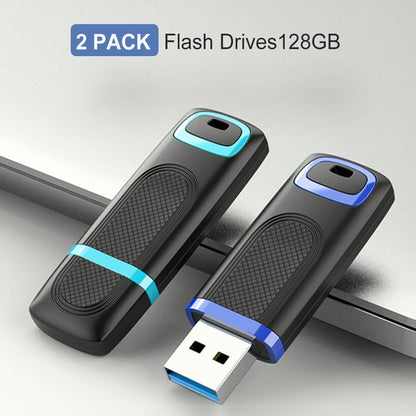 TOPESEL Flash Drive 128GB USB 3.0 Thumb Drive USB Stick Memory Stick USB Flash Drives Pen Drive Thumb Drives 2 Pack