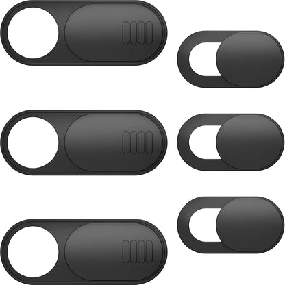 6-Pack Laptop Camera Cover Slide, Ultra Thin (0.03in) Webcam Privacy Cover for MacBook, iPhone, iPad, iMac, PC, Cell Phone & Computer Accessories (3 Pack Small+3 Pack Big)