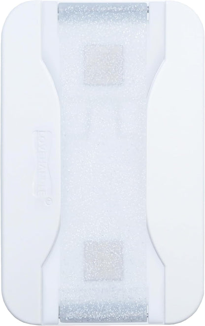 LoveHandle PRO MagSafe Compatible Magnetic Phone Grip w/Kickstand - Mount, Strap and Stand for Smartphone and Tablet - MagSafe Ring Included - Fits All Devices - Crystal Clear Glitter