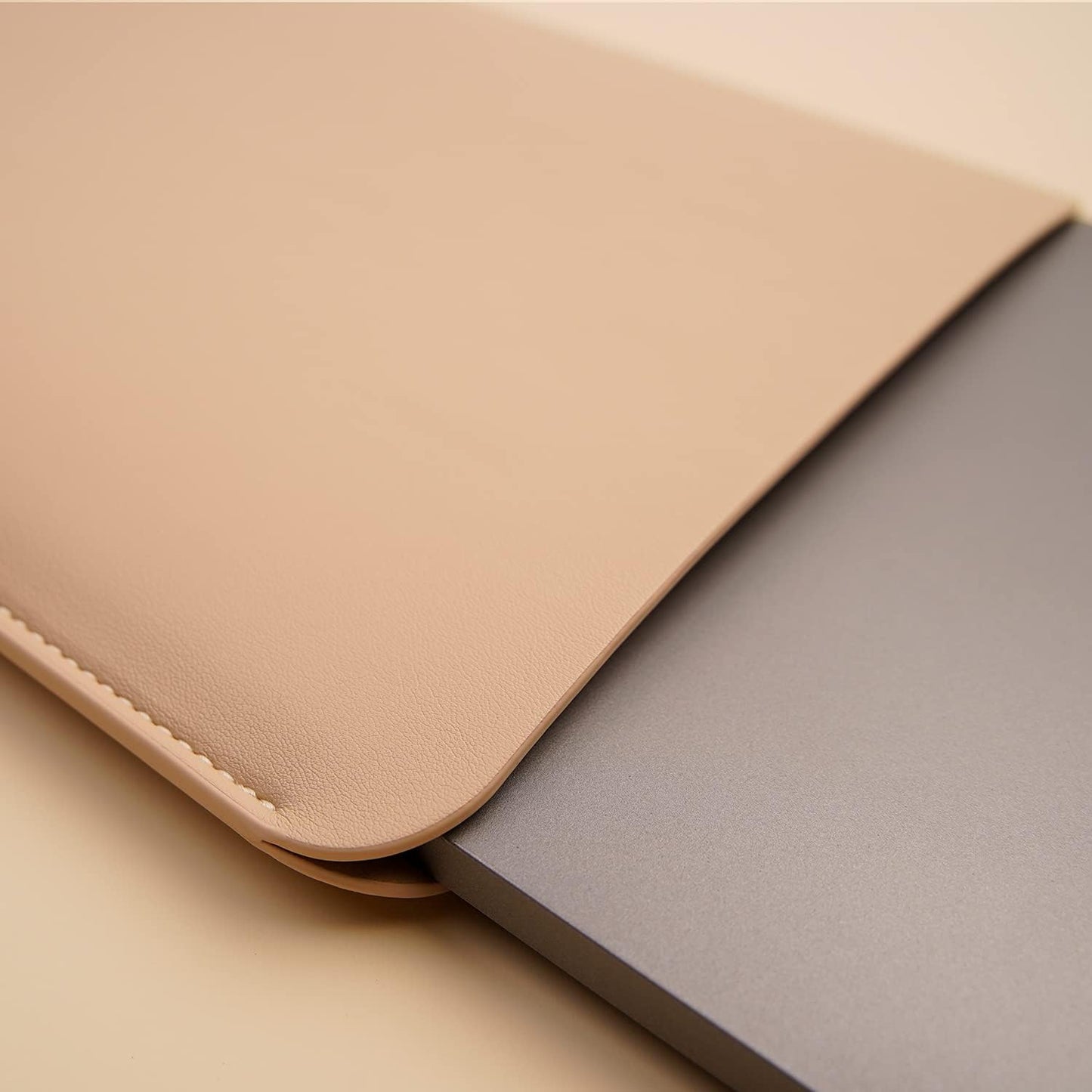 Laptop Sleeve 15 Inch Compatible with MacBook Pro 16 A2991 M3 A2780 A2485 A2141 MacBook Pro Retina 15 Color Beige