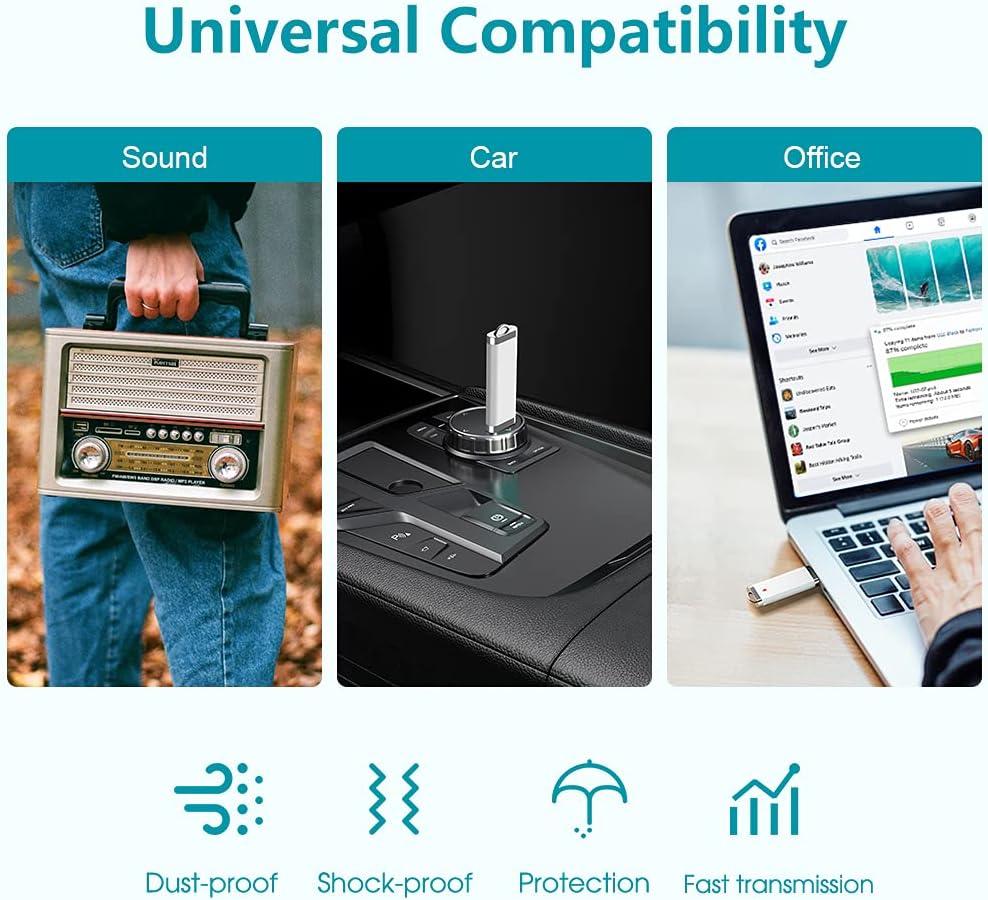 KEXIN 50 Pack 8GB Flash Drive USB Thumb Drive 8G Memory Stick Snapcap White